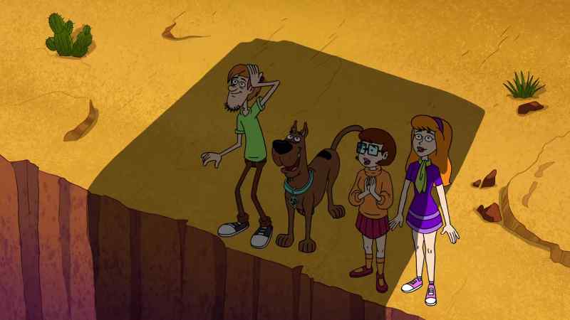 (VELMA GASPS) -Fred!