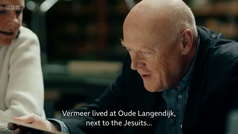 Vermeer lived at Oude Langendijk, next to the Jesuits