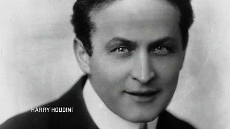 Vernon, as a brash young man, met Houdini