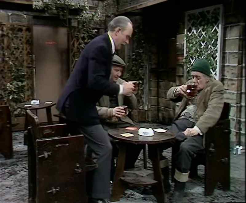 Very pleasant is a quiet drink on a summer's evening