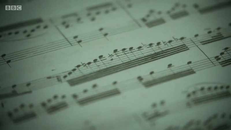 Very shortly after the beginning, the music stops completely