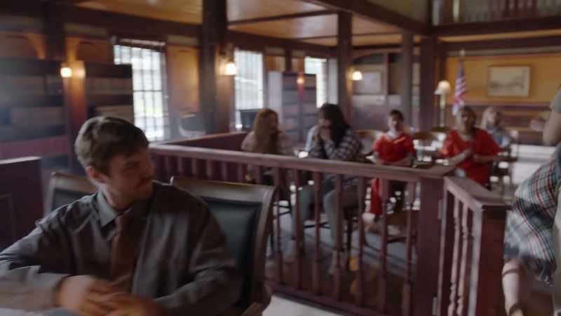 Vicky: Come on, let's go. -[gavel thudding]