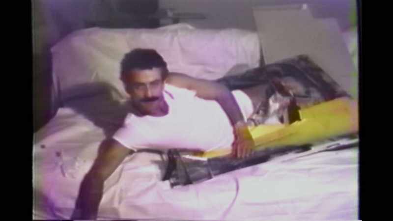 Victor came down with a nude poser