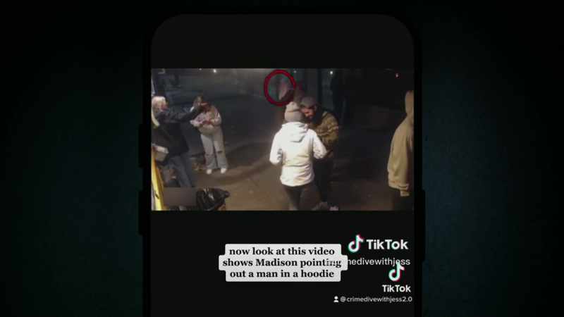 Video shows Madison pointing at a man