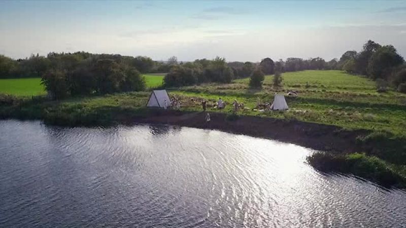 Viking nails found by the river