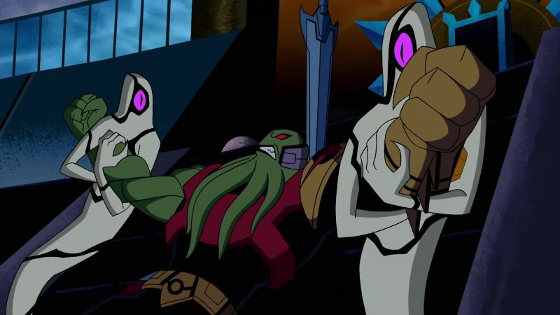 >> Vilgax: [ GRUNTING ]