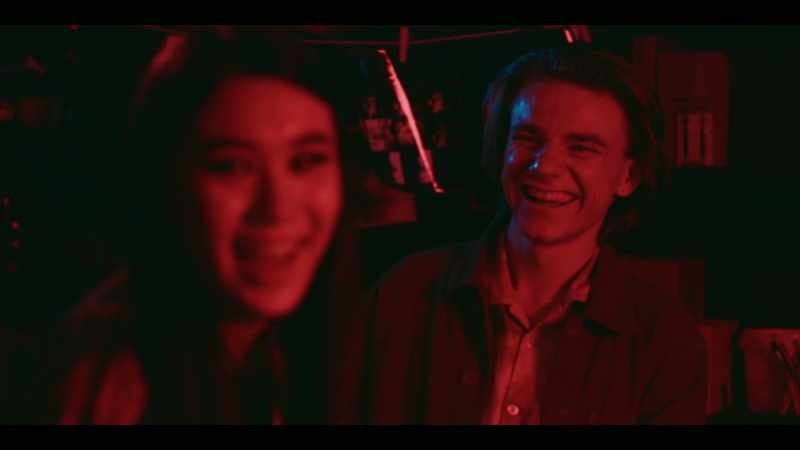 (VIOLETTA AND CHESTER LAUGH)