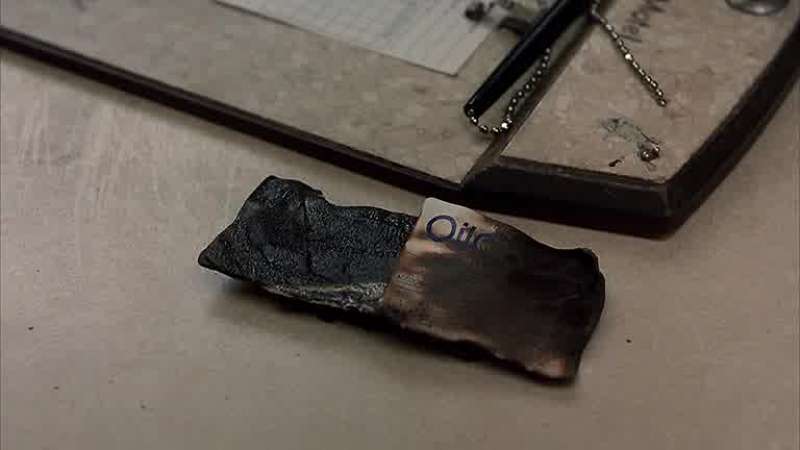 Visa and a gasoline card