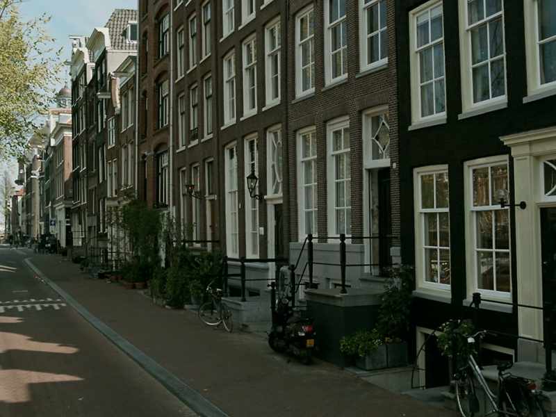 VOICE-OVER: 65 Singel, ground floor