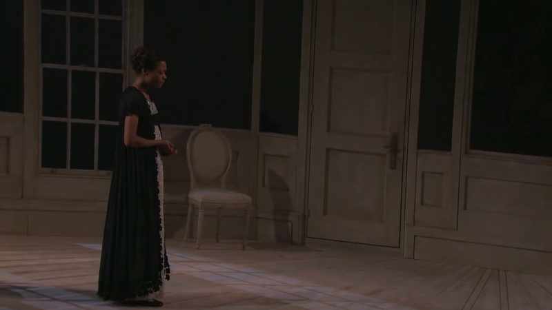 VOICES: ♪ Oh save us from the sulph'rous hail