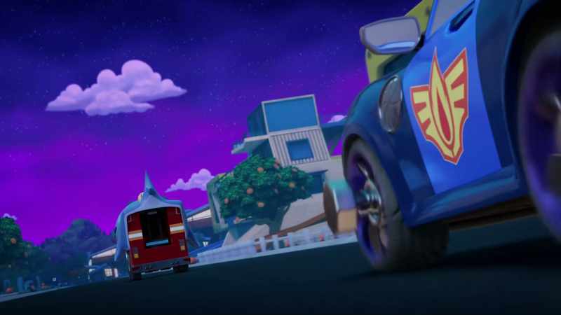 (vrooms) -(tires screech)