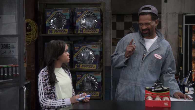 Wait a minute. You're having your... female situation?