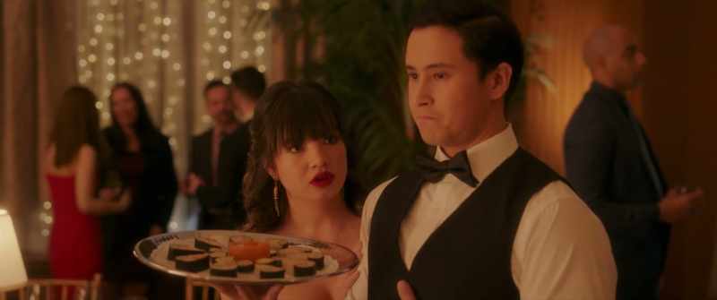 Wait. - He's parading her around tonight