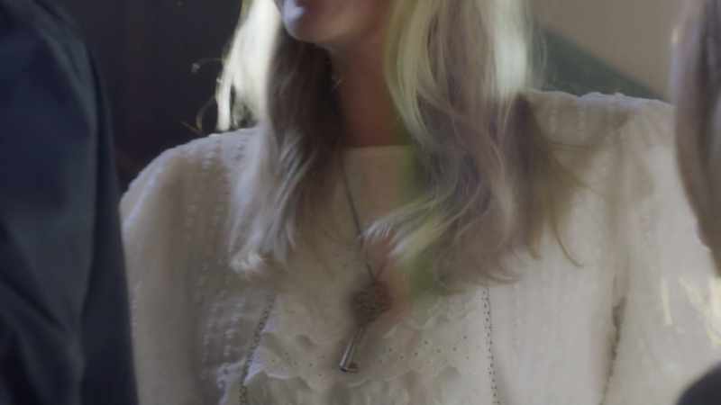 Wait, her necklace. It had a key on it, remember? It's gone