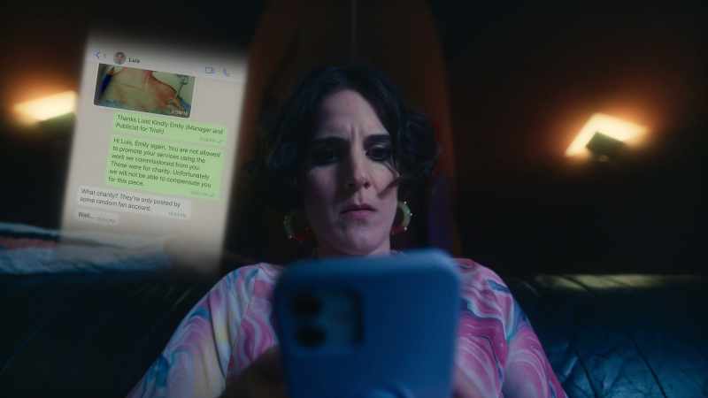 Wait, is she the fan account?