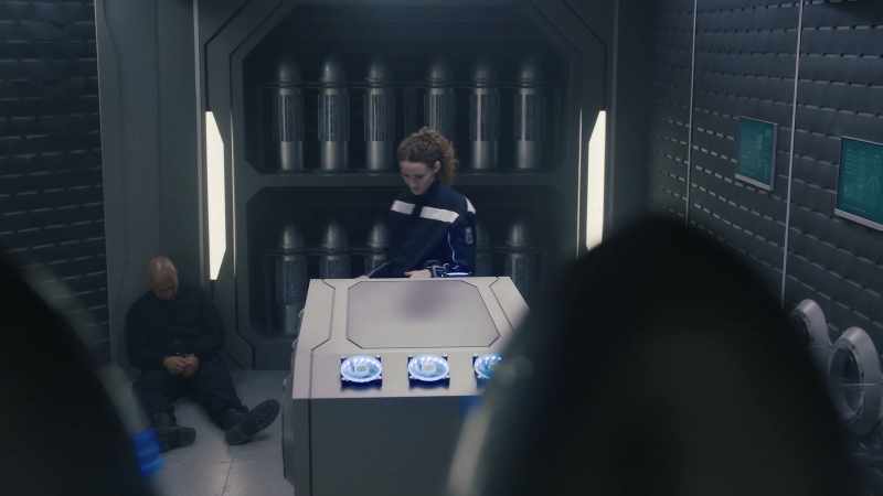 Wait, there'’s a control panel. It needs a passcode to get in