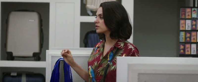 Wait. Wouldn't it be more suspicious if we go through security with a suitcase