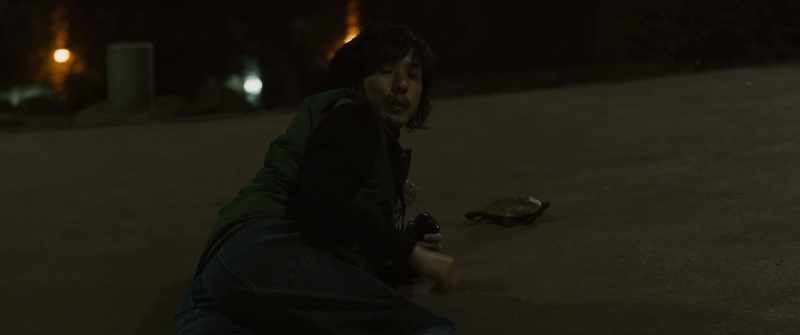 Wakana, look! A turtle walking at this hour