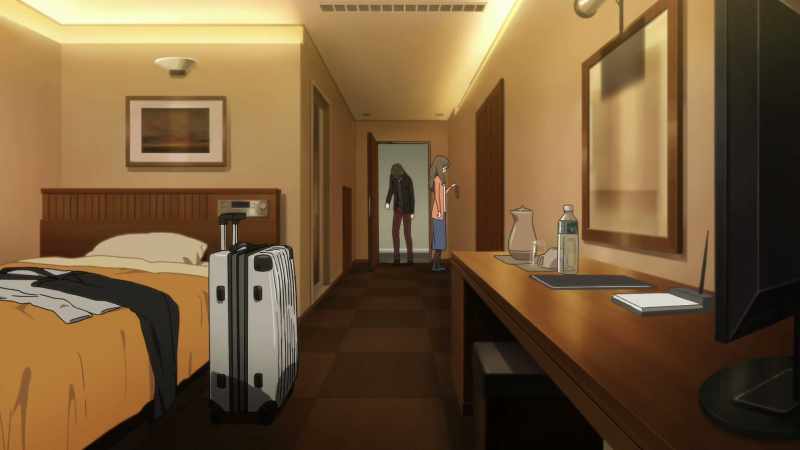 Walk properly, and I'll get you some water. - Have a drink with me, Ms. aioi