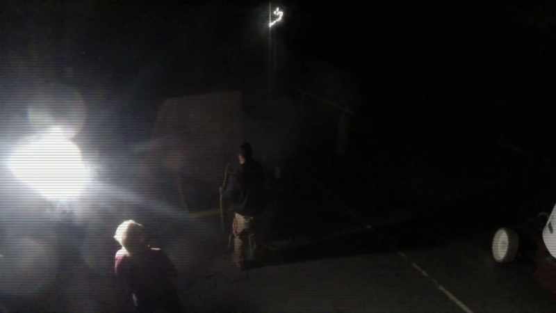 Wallace: WE GOT A NICE GLOW AROUND IT AS THE ARC WENT UP
