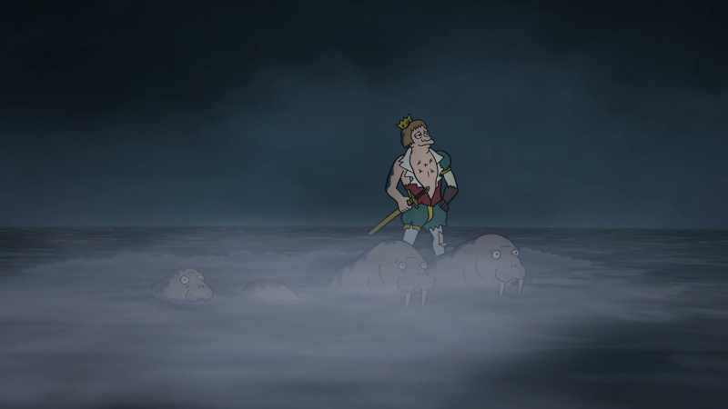 [walruses singing]