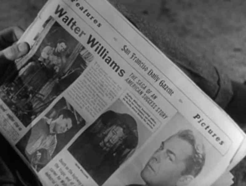 Walter Williams' beautiful widow, who by her own request