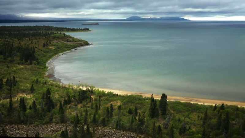 WALTON: We've traveled this lake quite a bit
