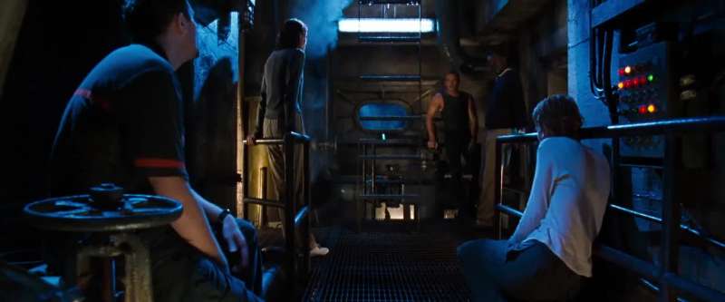 Was that a goddamn shark that broke through that door