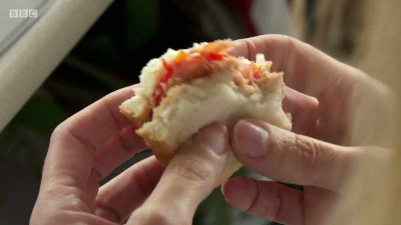 Was novel, to get a sandwich in a package?