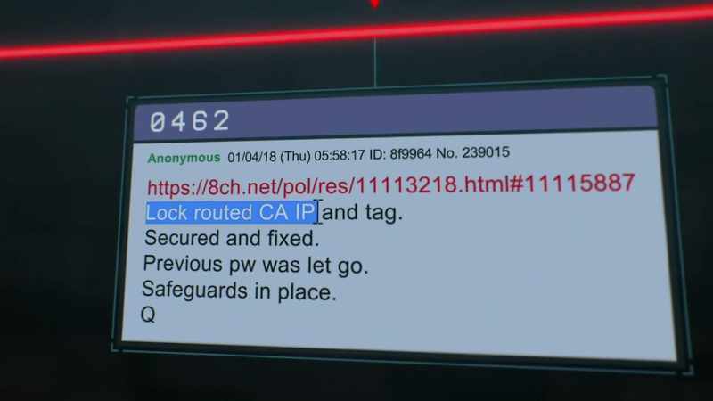 Was he seeing this new forensics trail