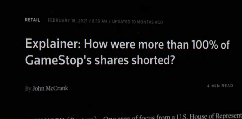 Was there more going on than just short selling?