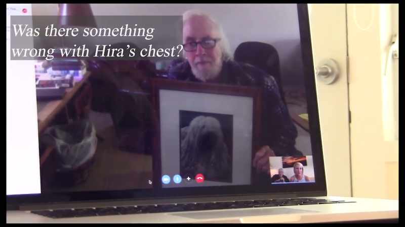 Was there something wrong with Hira's chest, that usually