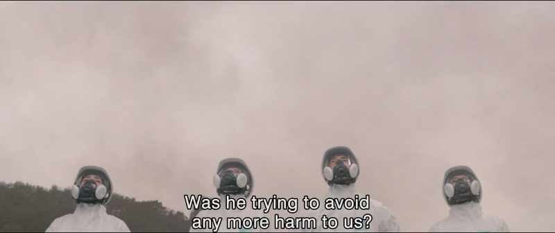 Was he trying to avoid any more harm to us?