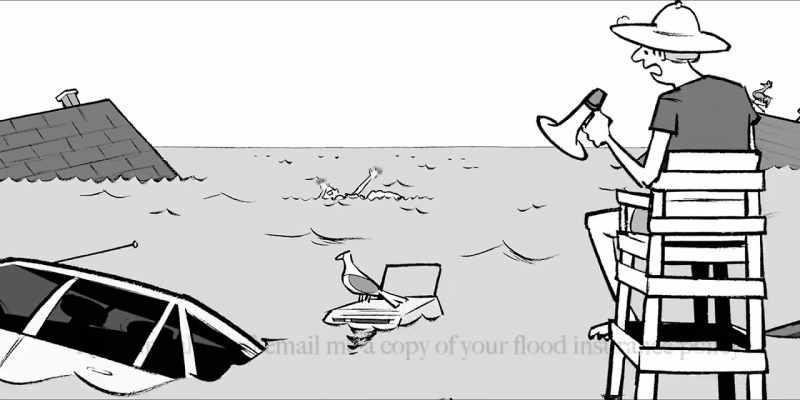 (water flapping)