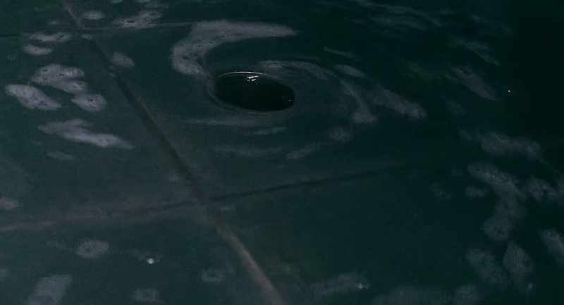 [water gurgles]
