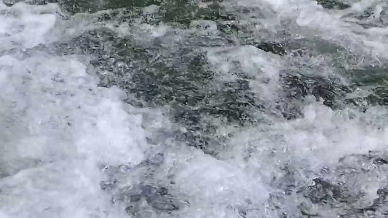 Water was hitting that wall. It became very turbulent
