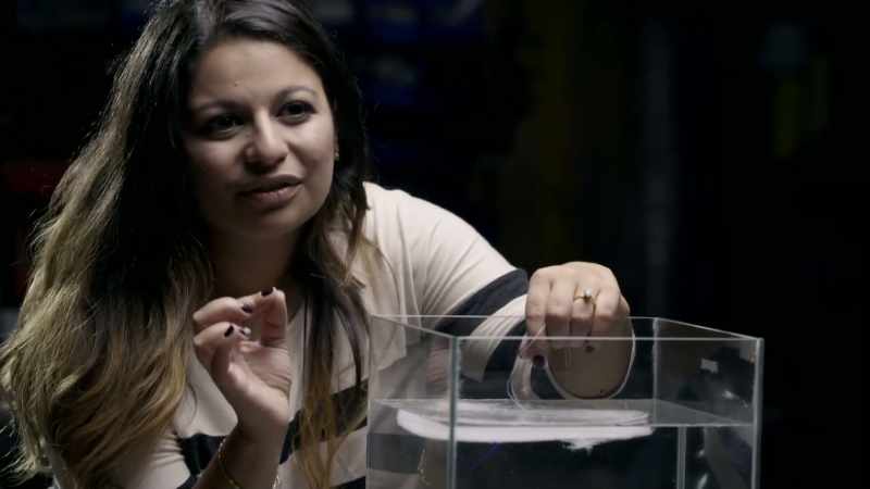 WATER JUST ABOVE THE FREEZING POINT