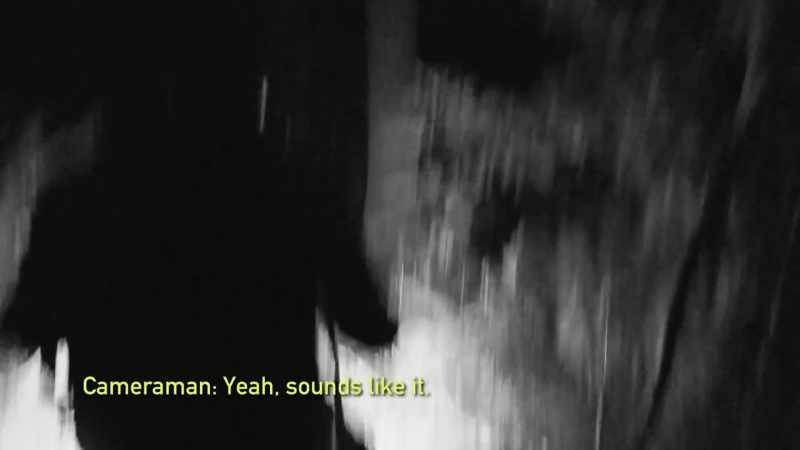 [water running]