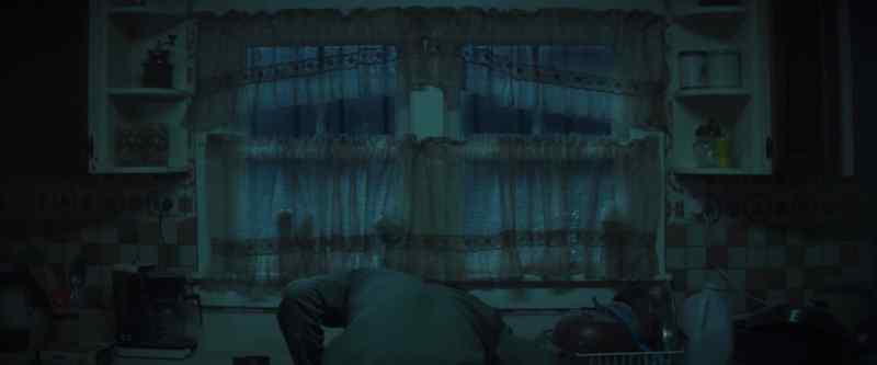 (Water rushing)