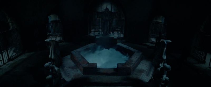 (WATER SIZZLING) (DEMONIC ROAR)