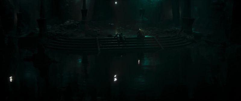 (WATER SLOSHING)