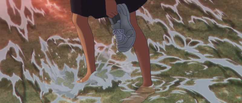 (waves crashing)
