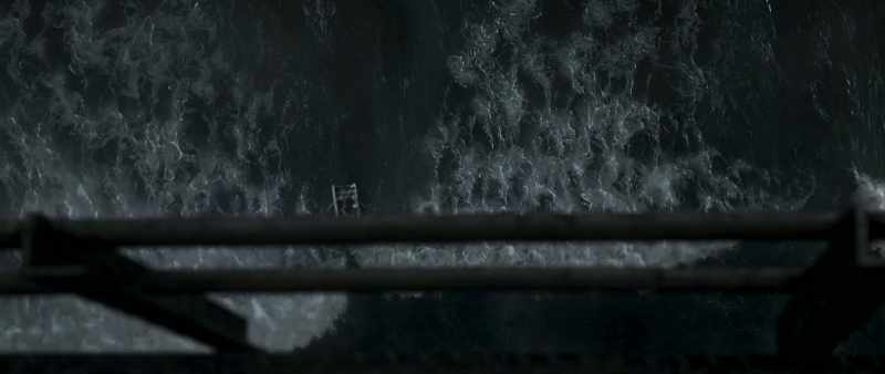 (waves crashing)