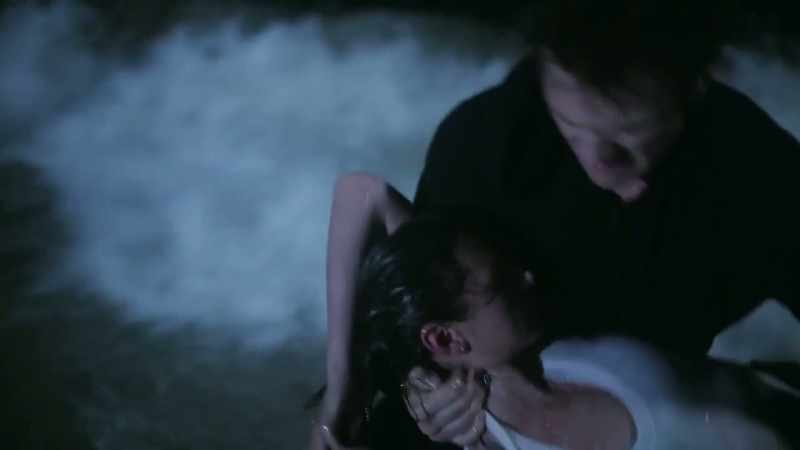 (waves crashing)