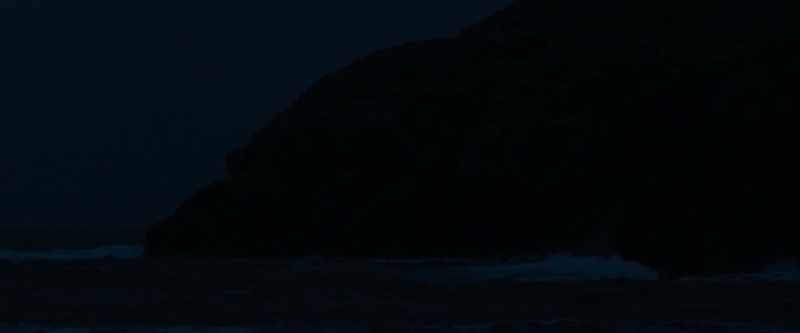 (Waves crashing)