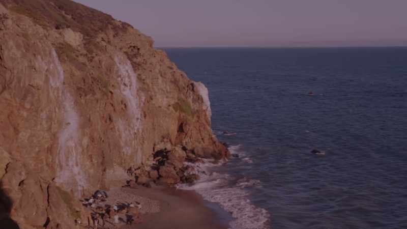 [waves crashing]