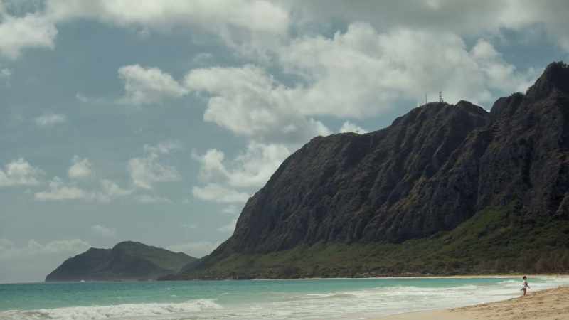 (waves crashing)