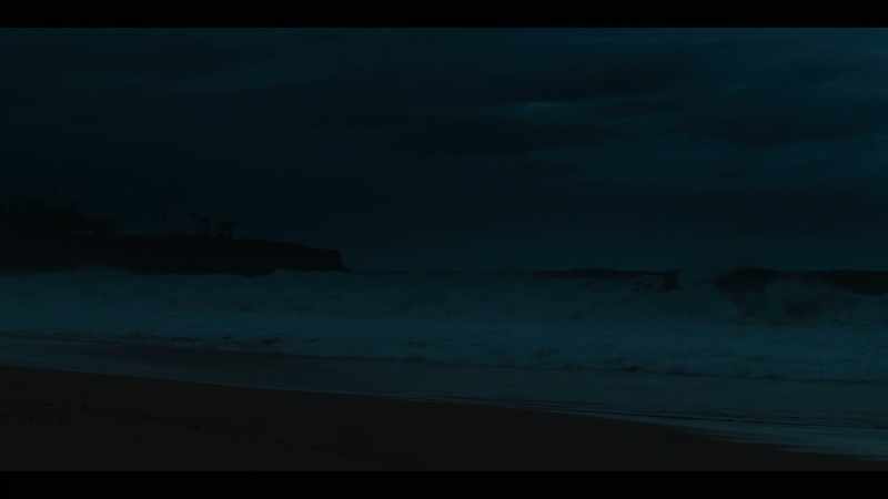 [Waves splashing]