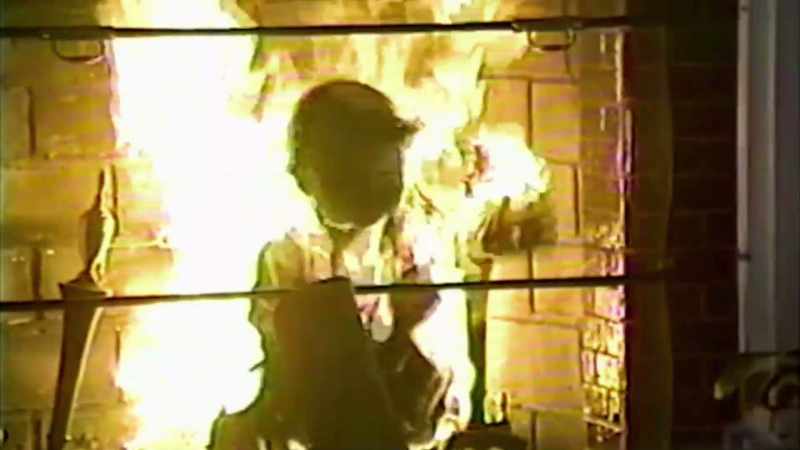 We had a rod puppet in there that we could light on fire