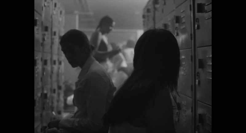 We had a screening. J.J. had us all over to